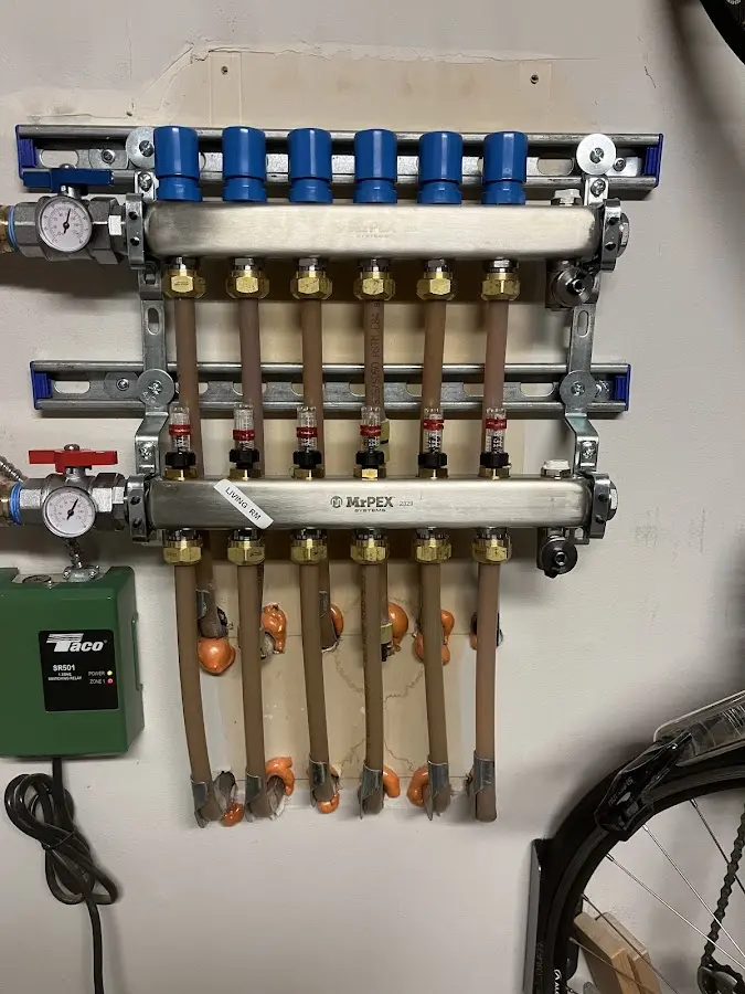 Plumber performing Leak Detection at a residential property in Red Lion